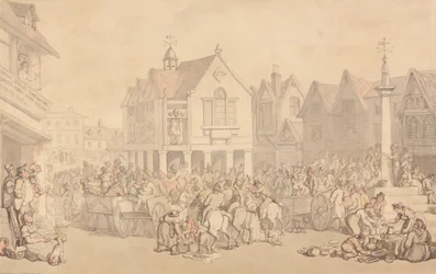 Piazza del mercato di Newbury, Berkshire